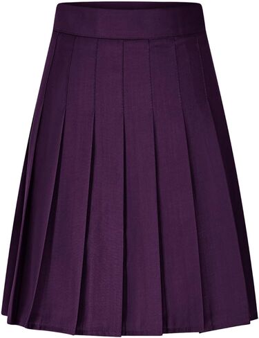 Women's Pleated Tennis Skirts High Waisted A-line Knee Length Skirt School Uniform Athletic Golf Skirts with Shorts in Saudi Arabia