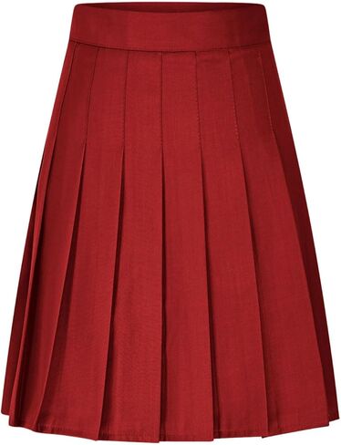 Women's Pleated Tennis Skirts High Waisted A-line Knee Length Skirt School Uniform Athletic Golf Skirts with Shorts in Saudi Arabia
