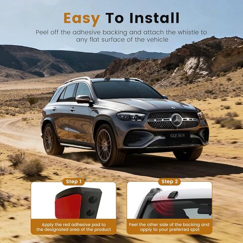 4 قطع من صفارات الغزلان للسيارة، صفارات السيارات لحفظ صفارات الغزلان لتجنب الاصطدامات، أجهزة تحذير الغزلان في السيارة، مستشعر القرن، ملحقات السيارة لتنبيه الحيوانات العالمية in Kuwait