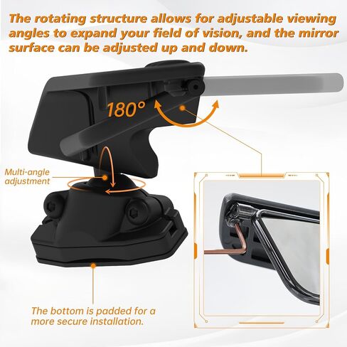 Motorcycle Mirrors for Honda CBR 300R 500R 1000RR 600RR,Kawasaki Ninja 650 500 300 ZX-10R 6R,Suzuki GSX R1000 600,Yamaha R1 R6 R7,Adjustable field of view,Foldable Sport Bike Rear View Mirror in Saudi Arabia