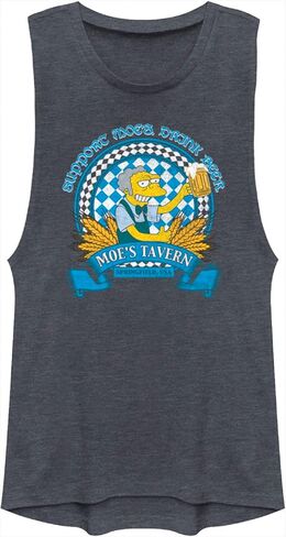 تي شيرت العضلات من The Simpsons Support Moe's، Drink Beer Festival للصغار in Kuwait