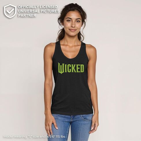 قميص بدون أكمام يحمل شعار Racerback الرسمي من Junior's Wicked in Kuwait