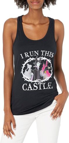 تي شيرت Disney Girls Princess I Run This Castle بمقاس نحيف، بحاشية واسعة وظهر متسابق in Saudi Arabia