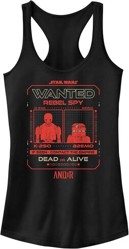 توب STAR WARS Junior's Andor K-2SO وB2EMO Dead or Alive Racerback بدون أكمام in Saudi Arabia