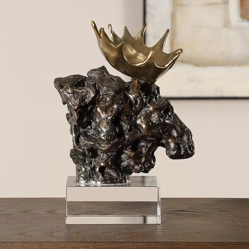 تمثال نصفي من Uttermost 18187 - منحوت - طول 9 بوصات وعرض 12.25 بوصة in Saudi Arabia
