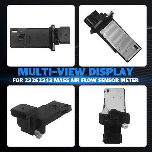 23262343 Mass Air Flow Sensor MAF Sensor for GMC Acadia Canyon Savana Yukon 2012-2022 Buick Enclave Envision Chevy Silverado Suburban Tahoe Camaro Impala Malibu Cadillac SRX Escalade Replace AFH70M114 in Saudi Arabia