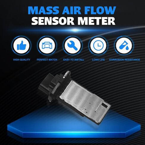 23262343 Mass Air Flow Sensor MAF Sensor for GMC Acadia Canyon Savana Yukon 2012-2022 Buick Enclave Envision Chevy Silverado Suburban Tahoe Camaro Impala Malibu Cadillac SRX Escalade Replace AFH70M114 in Saudi Arabia