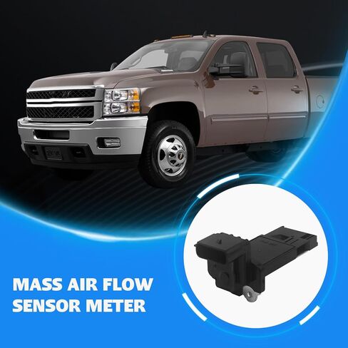 23262343 Mass Air Flow Sensor MAF Sensor for GMC Acadia Canyon Savana Yukon 2012-2022 Buick Enclave Envision Chevy Silverado Suburban Tahoe Camaro Impala Malibu Cadillac SRX Escalade Replace AFH70M114 in Saudi Arabia