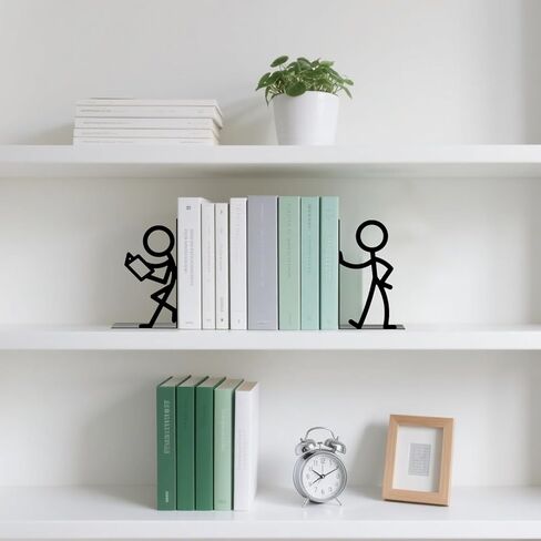 نهايات الدفتين المعدنية، نهايات الكتب المزخرفة اللطيفة للأرفف، رف الكتب، مكتب المنزل، مكتب القراءة، ديكور رف الكتب، هدية لمحبي الكتب in Kuwait