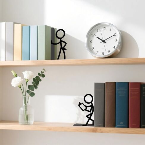 نهايات الدفتين المعدنية، نهايات الكتب المزخرفة اللطيفة للأرفف، رف الكتب، مكتب المنزل، مكتب القراءة، ديكور رف الكتب، هدية لمحبي الكتب in Kuwait