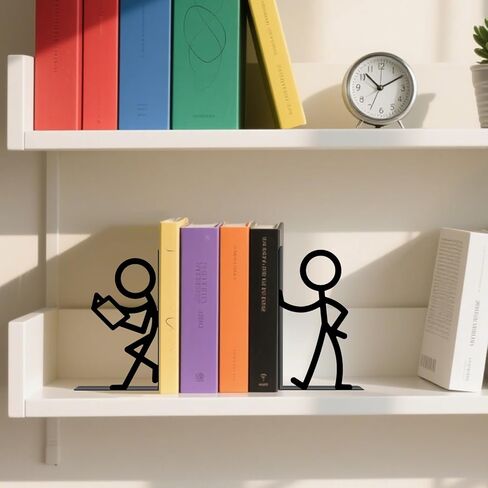 نهايات الدفتين المعدنية، نهايات الكتب المزخرفة اللطيفة للأرفف، رف الكتب، مكتب المنزل، مكتب القراءة، ديكور رف الكتب، هدية لمحبي الكتب in Kuwait