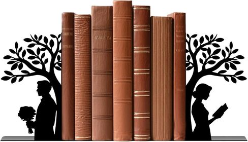 نهايات الدفتين المعدنية، نهايات الكتب المزخرفة اللطيفة للأرفف، رف الكتب، مكتب المنزل، مكتب القراءة، ديكور رف الكتب، هدية لمحبي الكتب in Kuwait
