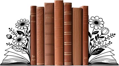 نهايات الدفتين المعدنية، نهايات الكتب المزخرفة اللطيفة للأرفف، رف الكتب، مكتب المنزل، مكتب القراءة، ديكور رف الكتب، هدية لمحبي الكتب in Kuwait