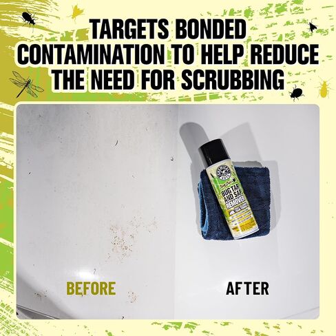 Chemical Guys Bug, Sap & Tar Remover, Fast Acting Pre Wash Cleaner for Cars, Trucks & SUVs, Removes Stuck On Residue, Road Film, Bug Splatter, Tree Sap, Grime, Spray, 2 Pack - 15 Fl Oz Each in Kuwait