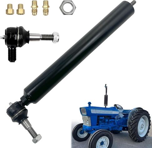 E2NN3A540BA أسطوانة توجيه كهربائية مناسبة لجرار Ford/New Holland 2000 3000 3600 4000 4600 Series، قضيب 1/2 بوصة، خيط 7/16 بوصة، D4NN3A540A، E2NN3A547AA، E4NN3A540AA، E4NN3A547AA in Kuwait