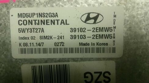 وحدة التحكم في المحرك ECM 1.8L تناسب 15 إلنترا 39103-2EMW5 391032EMW5 in Kuwait