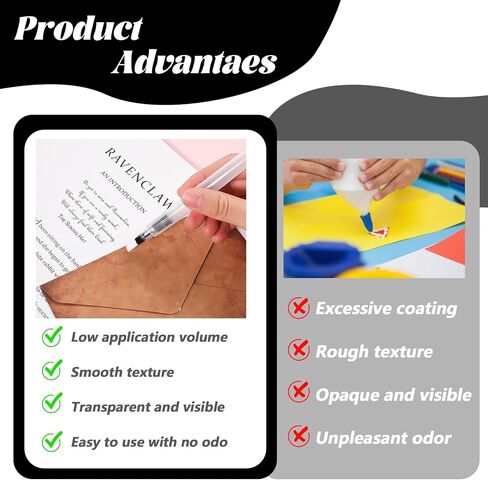 10Pcs Pencil Style Envelope Moistener with Nylon Brush Head Mailing for Letter Sealer Envelope & Stamp Moisteners for Mailing Letters Office Classroom, White in Saudi Arabia