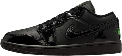 حذاء Air Jordan 1 Low SE للسيدات (أسود/أسود/أسود/أخضر سكريم) in Saudi Arabia