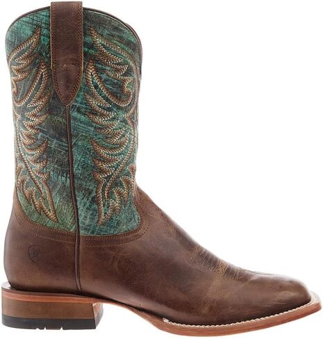حذاء ARIAT الرجالي Wiley Tall Western Boot بمقدمة مربعة واسعة - 10064000 11 D(M) US in Kuwait