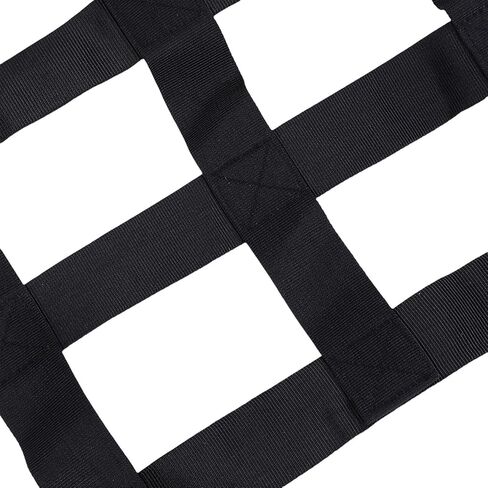 Asixxsix Tailgate Net, Adjustable Heavy Duty Cargo Net, Rectangular Hole Pattern with Sun Proof Polyester for Full Size Pickup Trucks in Saudi Arabia