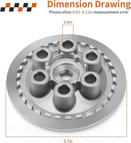 Clutch Pressure Plate for Suzuki GSX1300R Hayabusa 1999-2020 21462-24F00 in Kuwait