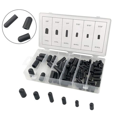 80Pcs Silicone Hose Cap Vacuum Cap Block Off Assortment Kit for Carburetor in Saudi Arabia