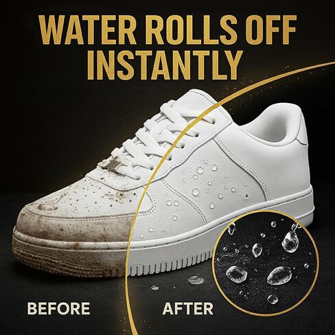Eagle Sneaker Protector Spray Waterproof & Stain Repellent – Shoe Protection Spray for Suede, Canvas, Leather & Mesh, Invisible Sneaker Spray Protector for Tennis Shoes, Water & Dirt Repellent, 250mL in Saudi Arabia