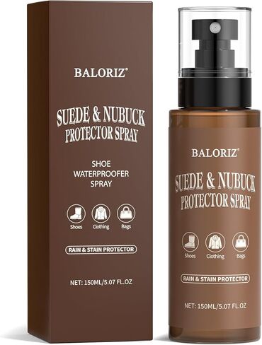 Nubuck & Suede Protector Spray, 150ml / 5.07 OZ Shoe Protector Spray, Rain & Stain Waterproof Protection Suede Waterproofing Spray for Shoes, Boots, Uggs, Furniture, Jackets, Bags and Apparel in Kuwait