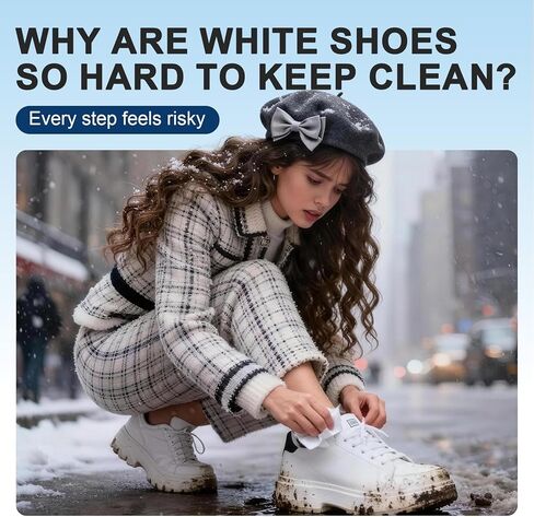 رذاذ واقي الحذاء الأبيض: حماية مقاومة للماء وطارد للبقع للأحذية البيضاء، والأحذية الرياضية، والجلود، والقماش، ودرع غير مرئي للارتداء اليومي، 6.8 أونصة in Kuwait