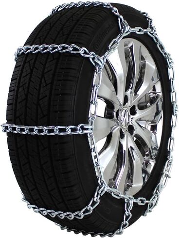 Quality Chain Light Truck Carbon Link Non-Cam Mud Service Tire Chains - Single Mount (2440HH) in Saudi Arabia