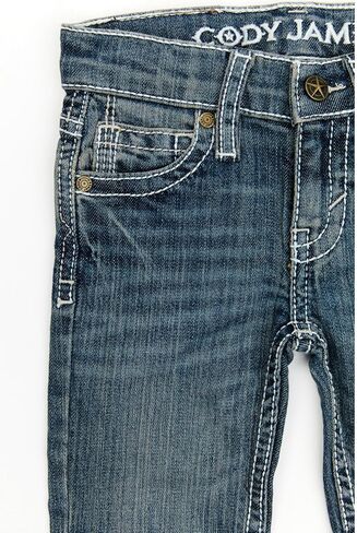 Cody James Toddler-Boys' Stone Cold Wash Slim Boot Stretch Jeans and - CTSU22J14 4T in Saudi Arabia