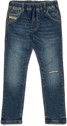 جينز JoggJeans® العادي مع فواصل باللون الأزرق الداكن للأولاد من Diesel - كرولي in Saudi Arabia