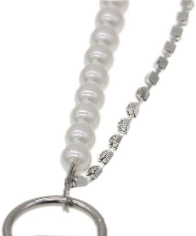 Pearl Belt Sweet White Clothes Suspender Connection Accessories Gift in Saudi Arabia