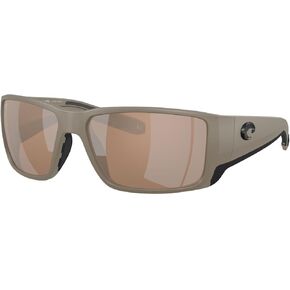 Costa Del Mar Men's Blackfin Pro Polarized Rectangular Sunglasses, Tiger Shark/Green Mirrored Polarized-580g, 60 mm in Kuwait