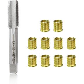 Spark Plug Thread Repair Kit, Spark Plug Thread Repair Kit with M14×1.25 Inserts M16×1.25 Tap, Stainless Steel Engine Rethreading Repair Tools for Automotive Gasoline Generators in Saudi Arabia