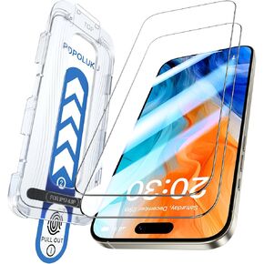 9H+ Military-Grade Tempered Glass for iPhone 17 Pro Privacy Screen Protector [25° Anti Spy & Longest Durable ] Shatterproof HD Clear, Easy Install, Bubble Free, 2 Pack in Saudi Arabia