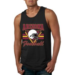 Vintage American Footbal Team Fan Helmets Sports Mens Tank Top in Saudi Arabia