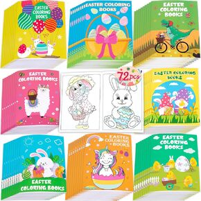 54PCS Easter Coloring Books for Kids-Egg Basket Stuffer Gifts Party Favors Class Activity Supplies Decorations in Saudi Arabia