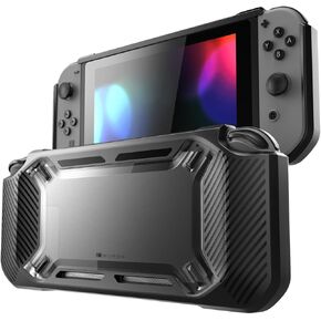 مومبا جراب حماية لجهاز نينتندو سويتش، [جيرل باور] جراب ناعم من البولي يوريثين الحراري لوحدة تحكم نينتندو سويتش مع امتصاص الصدمات ومضاد للخدش (رخامي) in Kuwait