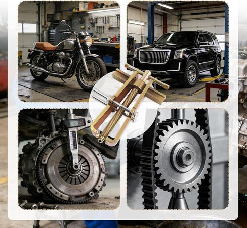 أداة سحب تروس صغيرة بفكين 4 بوصات قابلة للتعديل، أداة سحب بكرة عالية القوة لتفكيك التروس والمحامل، أداة سحب فكية احترافية منفصلة لرفع أدوات السيارات in Kuwait