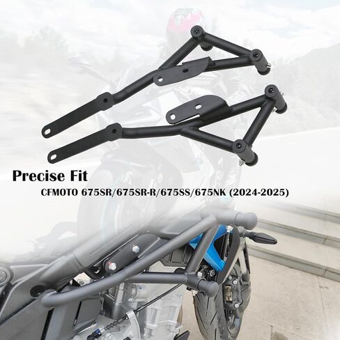 واقي المحرك لقضبان التصادم على الطرق السريعة لـ CFMOTO 675SR/675SR-R/675SS/675NK 2024/2025 واقي محرك الدراجة النارية وشريط الحماية من التصادم، طقم منزلق الإطار للحماية ضد الانزلاق والسقوط in Kuwait