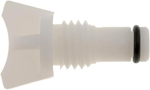 KarParts360 For Acura MDX/RDX/RLX 2014 15 16 17 2018 Radiator Drain Cocks | Plastic Material | White | 1.509 Inches Tube Length | M14-20 Thread Size | Replacement For 16417-15210, 17751-61A00 in Saudi Arabia