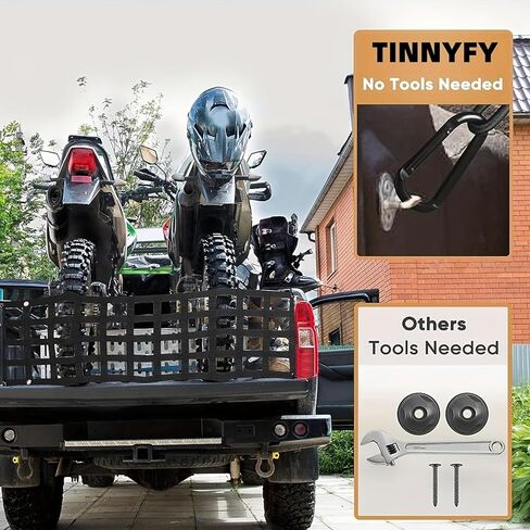 Pickup Truck Bed Tailgate Net, Heavy Duty 60x18in, Cargo Net for F-450, Truck Bed Extender in Saudi Arabia