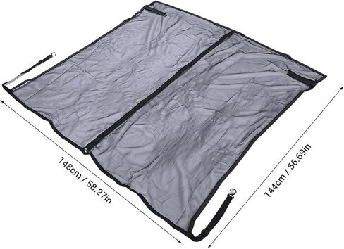 Car Tailgate Screen, Camping Mesh Net with Dual Zipper and Magnetic Seal for SUV Tailgate Ventilation and Outdoor Sleeping in Saudi Arabia