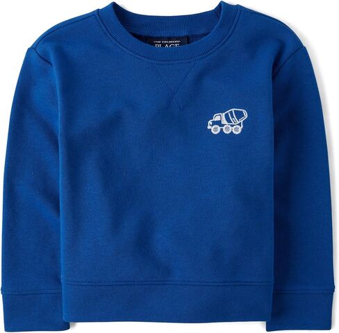 The Children's Place boys And Toddler Pullover Crew Neck Sweatshirt in Saudi Arabia