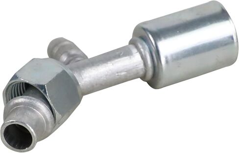 مجموعة تركيب مكيف الهواء #6 و#8 و#10 أنثى Oring Beadlock 45 درجة درجة مع صمام الضغط العالي والمنخفض R134a، 6 قطع تركيب خرطوم تبريد مكيف الهواء in Saudi Arabia