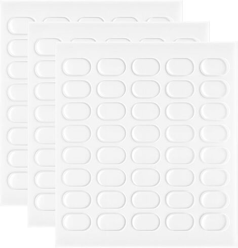 120Pcs Sticky Dots Double Sided Tape for Wall Hanging, Clear Removable Nano Gel Adhesive Tacks for Balloons Posters Photo, No Trace Mounting Putty Alternative, Wall Safe Tape Stickers (0.48x0.34 Inch) in Saudi Arabia