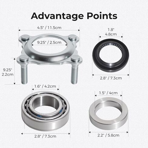 68008523AA Rear Axle Bearing with Seal and Retainer Kit Compatible with Jeep Wrangler JK/JKU 2007-2017 Replaces 68003270AA 83503077 68499023AA in Saudi Arabia