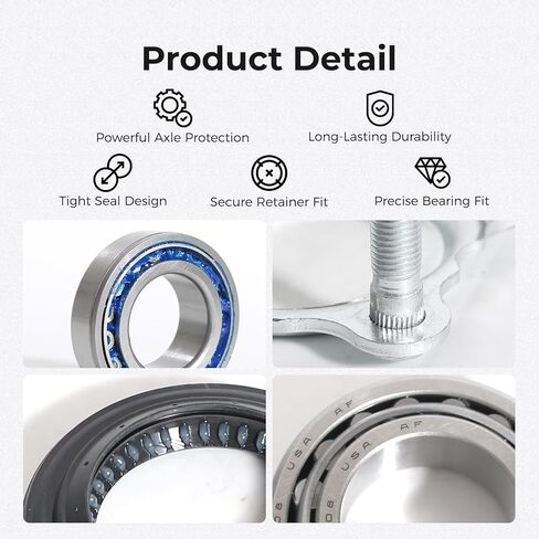 68008523AA Rear Axle Bearing with Seal and Retainer Kit Compatible with Jeep Wrangler JK/JKU 2007-2017 Replaces 68003270AA 83503077 68499023AA in Saudi Arabia