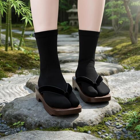 4 Pairs Flip Flop Socks, Tabi Socks Tabi Split Toe Socks for Men Women Low-Cut Stretch Comfort Crew Socks in Saudi Arabia